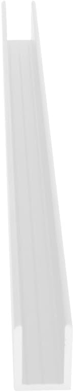 Brixwell SDCD38PS-CCP36 Polished Stainless 3/8" Fixed Panel Shower Door Deep