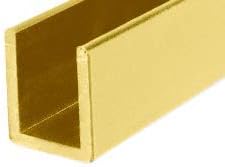 Brixwell SDCD38BGA-CCP72-XCP10 Brite Gold Anodized 3/8" Fixed Panel Shower Door
