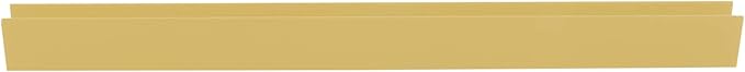 Brixwell SDCD38BGA-CCP48-XCP50 Brite Gold Anodized 3/8" Fixed Panel Shower Door