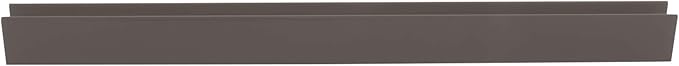 Brixwell SDCD38GM-CCP18 Gun Metal 3/8" Fixed Panel Shower Door Deep U-Channel