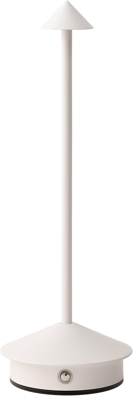 Arrrow LED Cordless USB-C Re-Chargeable Desk Lamp, 5200mAh Battery Operated with 3 Color Temperature 2700K-3000K-3500K and Fingertip Touch On/Off Plus Dimming in White