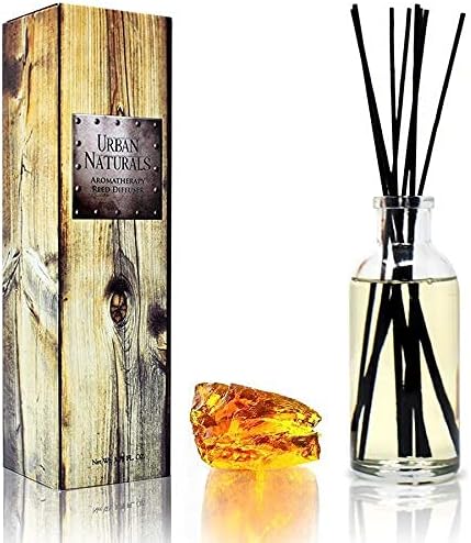 Urban Naturals Warm Vanilla Amber Reed Diffuser Gift Set | Creamy. Warm.