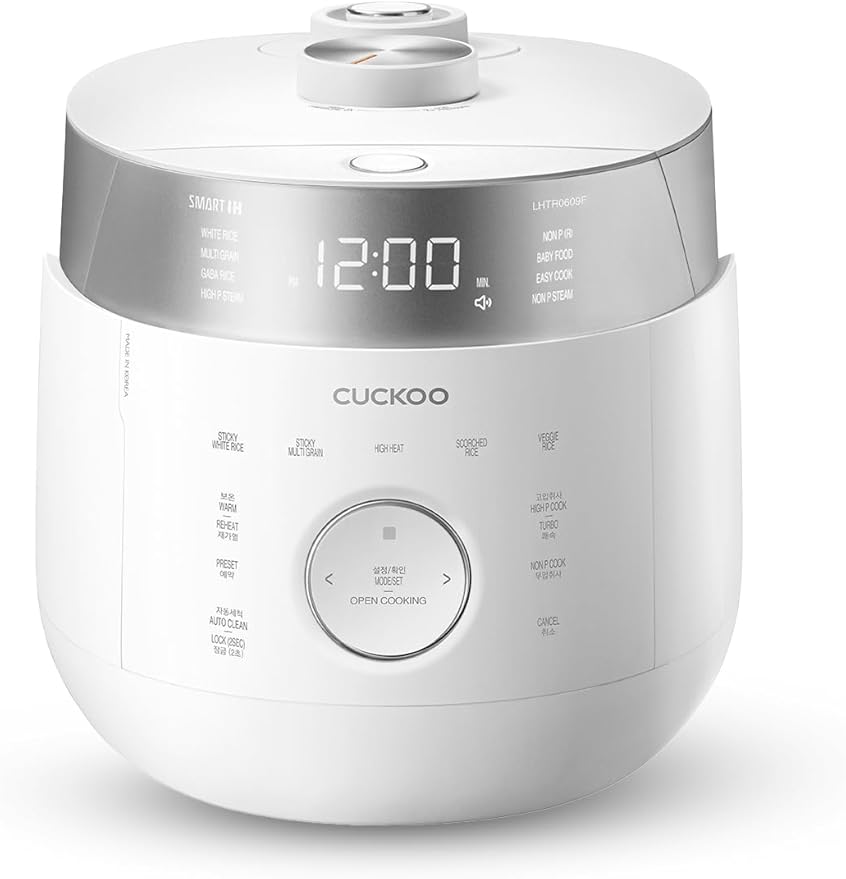 CUCKOO Twin Pressure Rice Cooker 6-Cup Uncooked / 12-Cup Cooked
