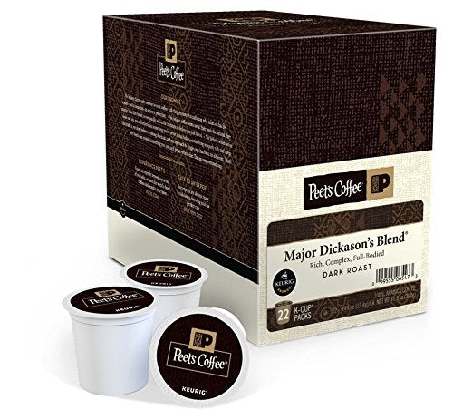 Peet's Coffee Major Dickason's Blend dark roast single serve capsules