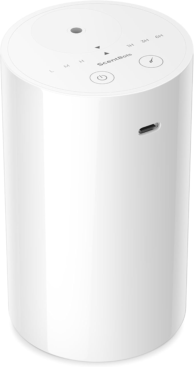 Waterless Essential Oil Diffuser, Battery Operated Aromatherapy Diffuser