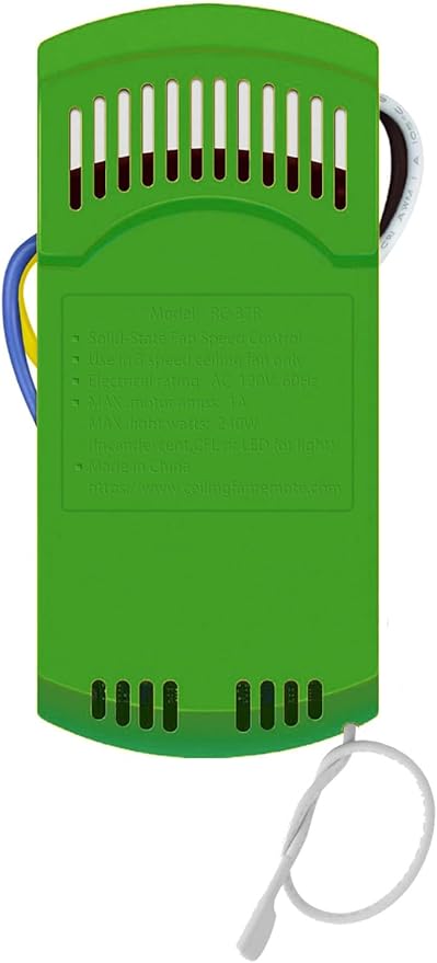 Receiver for 3 Speed AC Ceiling Fan Remote, Compatible