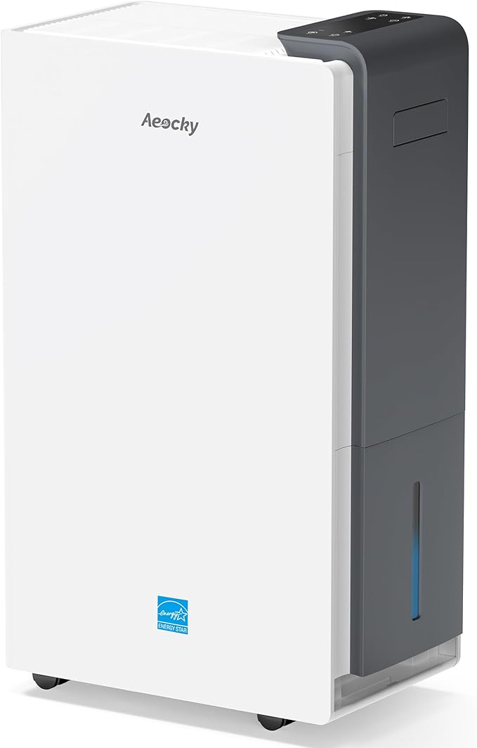 5500 Sq.Ft Most Efficient Energy Star 2024 Dehumidifier, AEOCKY Max 105