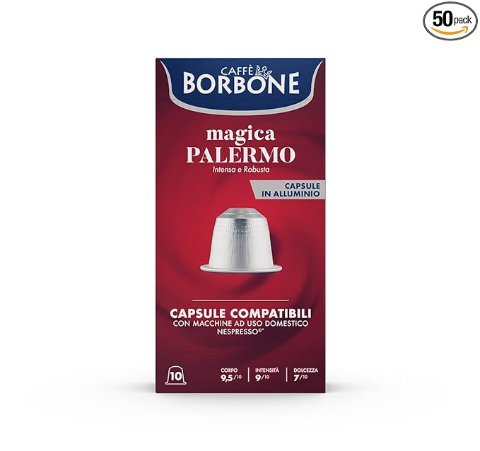 Caffè Borbone Magica Palermo Aluminum Capsules Compatible