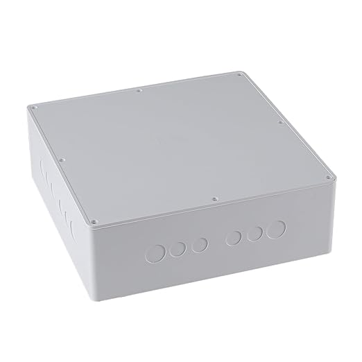 12" x 12" x 4" PVC Plastic Junction Box