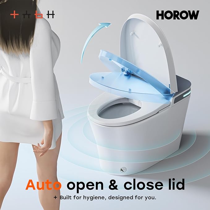 HOROW Bidet Toilet 10" Rough-in, Smart Toilet