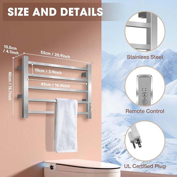 Towel Warmer Rack, Heated Towel Racks