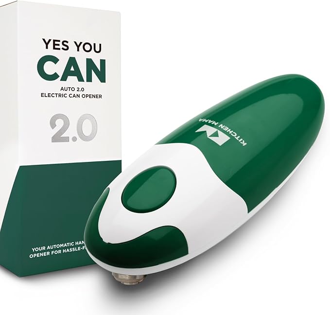 Kitchen Mama Auto 2.0 Electric Can Opener: Blade Opens Almost Any Can Pop or