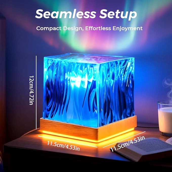 Northern Dreamscape Projector, 2026 New16 Color Aurora Light Projector, Mood Lighting for Bedroom, Perfect Christmas Gifts for Teens, Aurora Lamp for Decoration (Touch Version with Bluetooth Speaker)