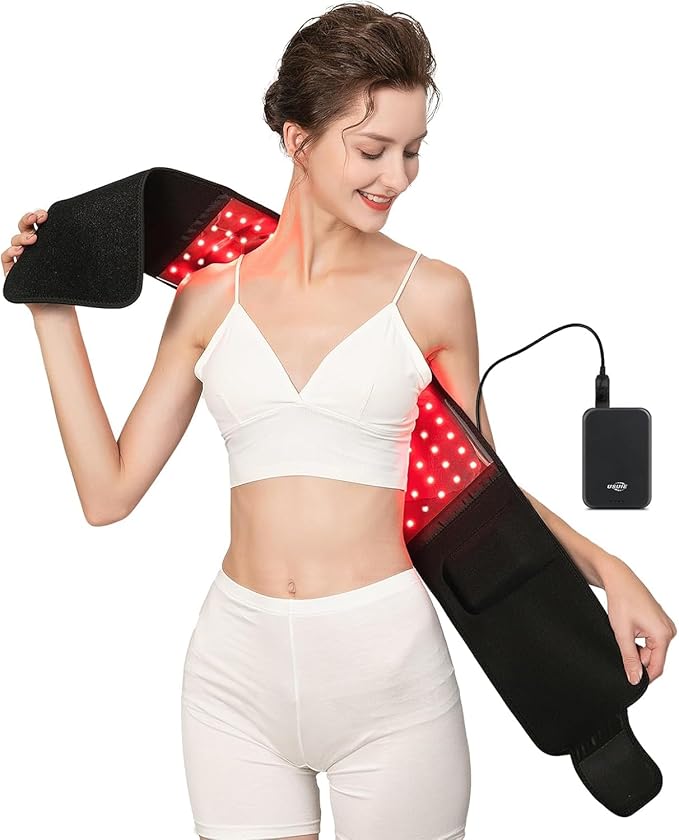 USUIE Red Light Therapy Belt, Infrared Light Therapy Wrap Red Light Therapy