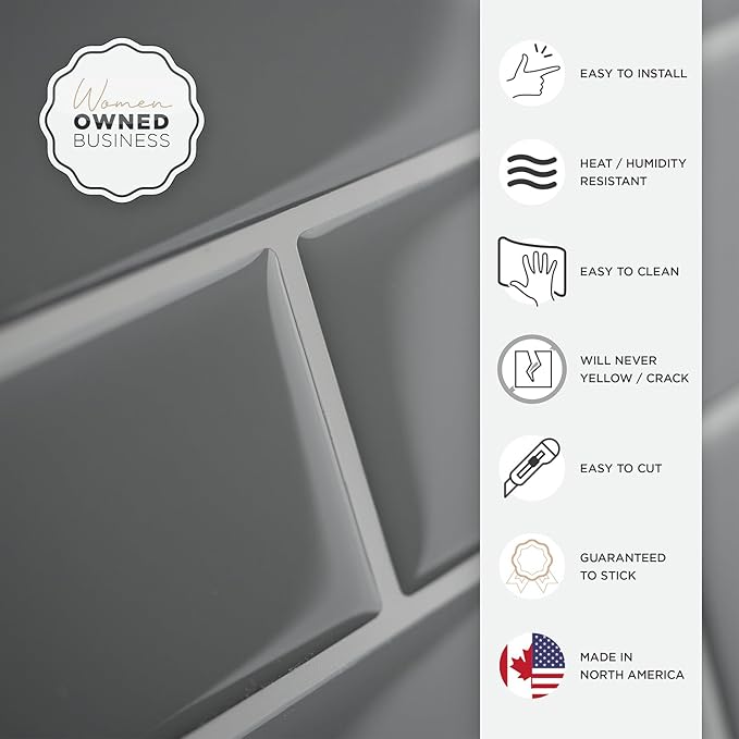 SMART TILES Peel and Stick Backsplash