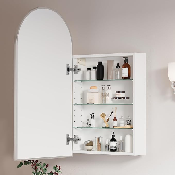 Arched Medicine Cabinets with Mirror, Medicine Cabinet
