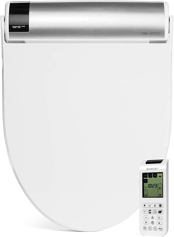 Bio Bidet BB2000 Electric Bidet Toilet Seat, Warm Water