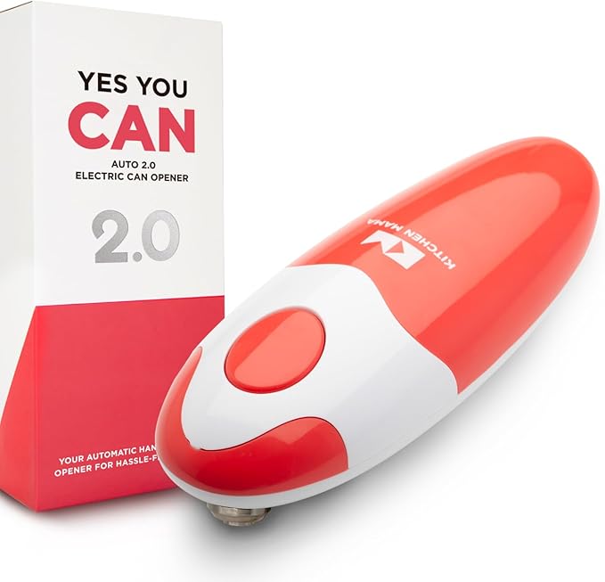 Kitchen Mama Auto 2.0 Electric Can Opener: Blade Opens Almost Any Can Pop or