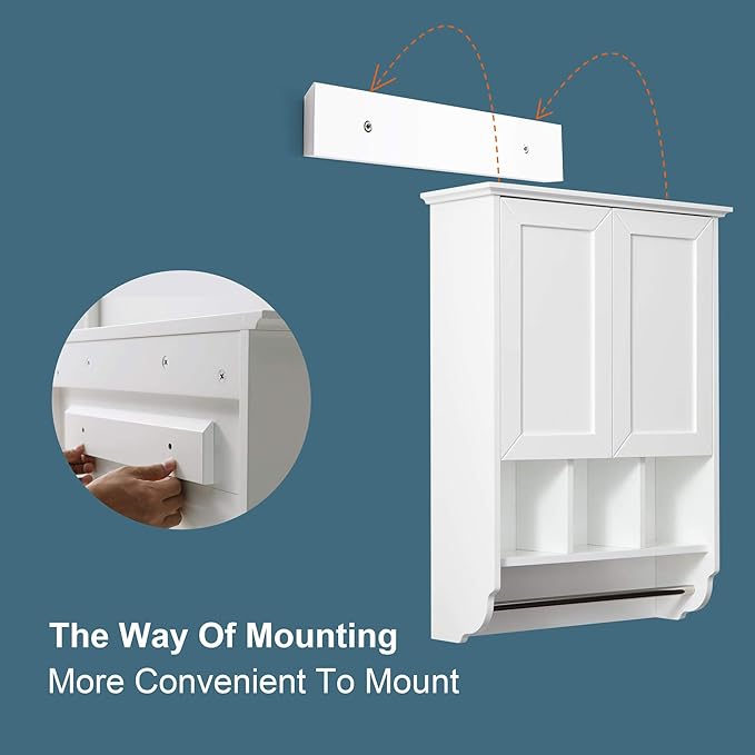 White Bathroom Wall Cabinet