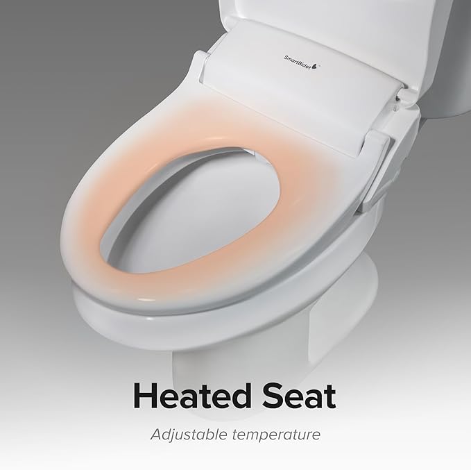 SmartBidet® SB-1200 Luxury Advanced Electric Smart Bidet Round White Toilet Seat