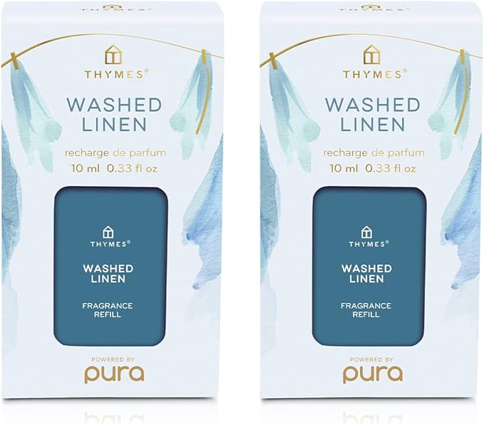 Thymes Washed Linen Pura Smart Home Plug-in Diffuser Refills