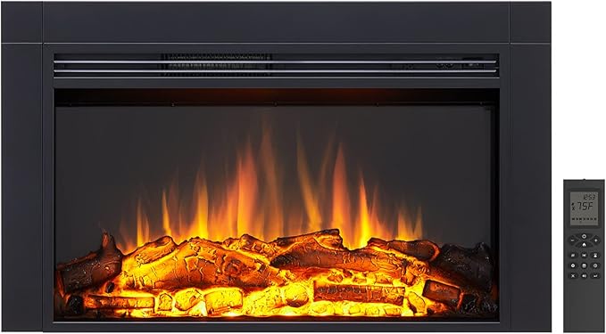 LegendFlame Jaden 36" W x 22" H Electric Fireplace Insert
