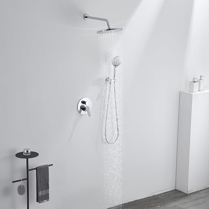 Iriber Shower System Wall Mounted Shower Faucet Mixer Set