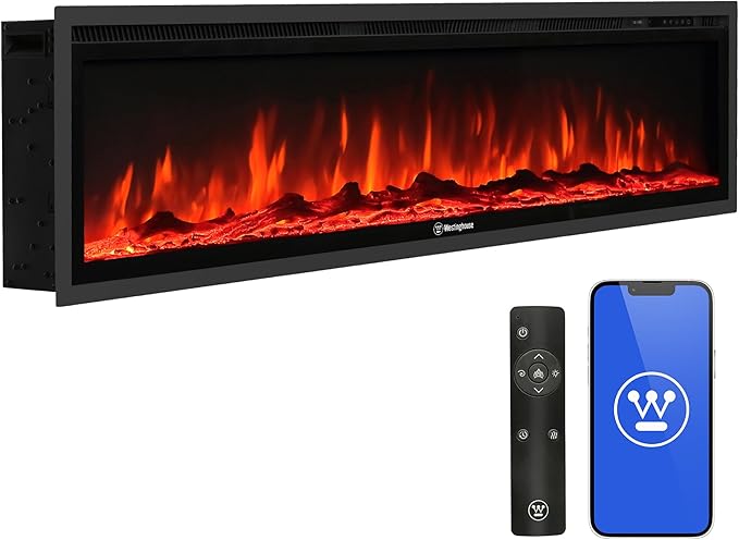 Westinghouse 60 Inch Electric Fireplace Heater, Compatible