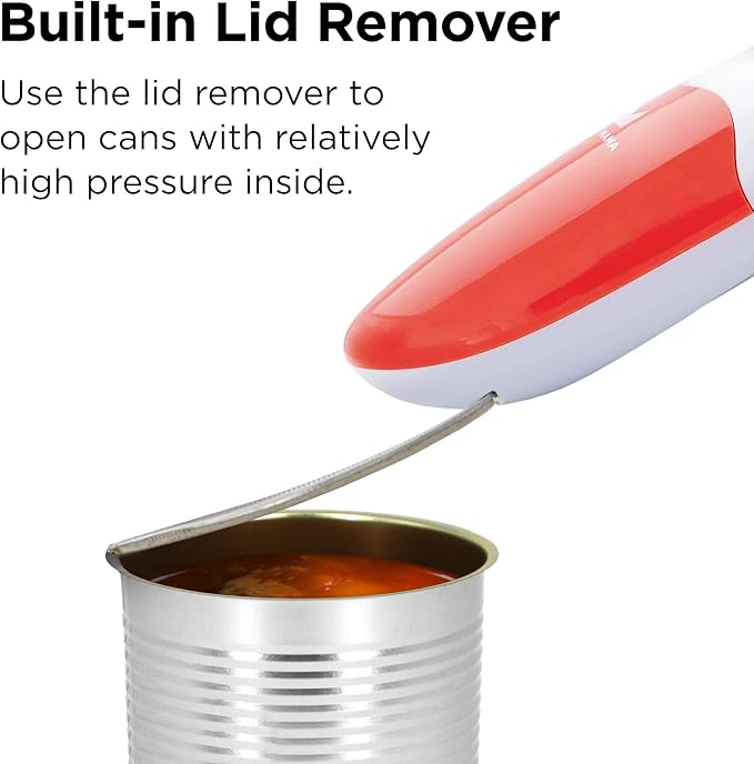 Kitchen Mama Auto 2.0 Electric Can Opener: Blade Opens Almost Any Can Pop or