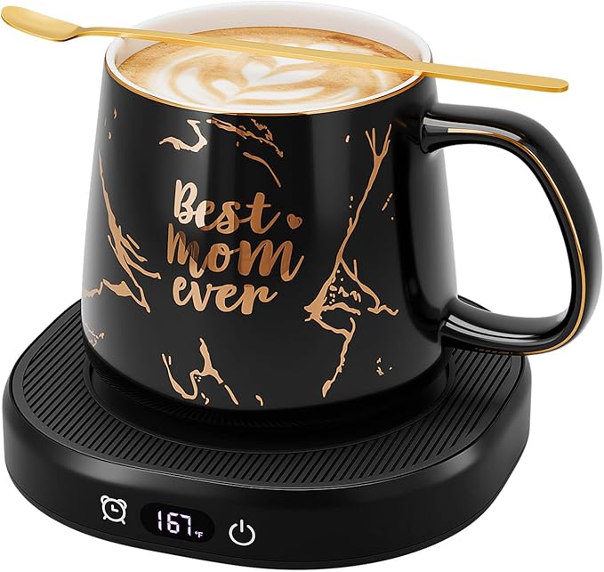 Coffee Mug Warmer, Best MOM Ever Mug