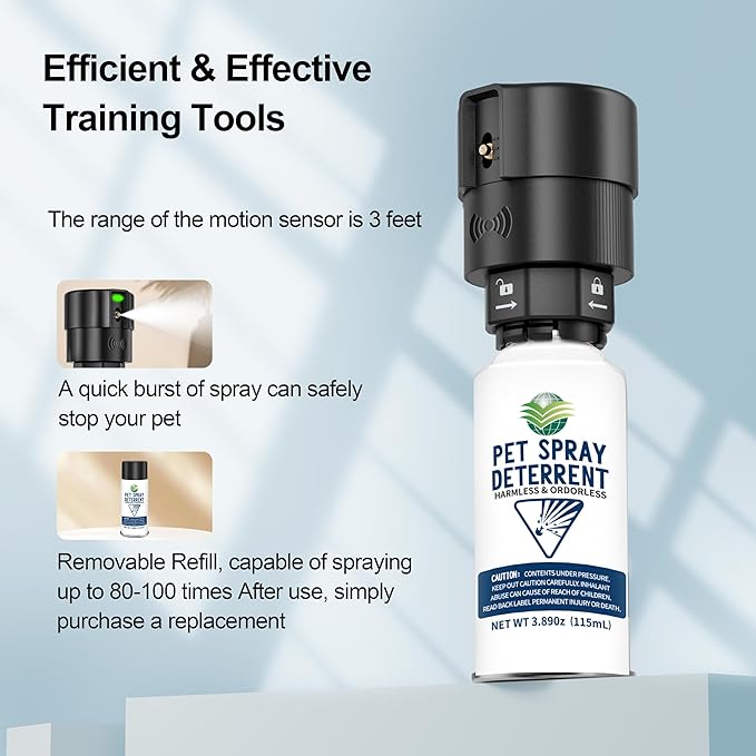 Cat Spray Deterrent System Automatic Cat Deterrent Spray, Motion Activated