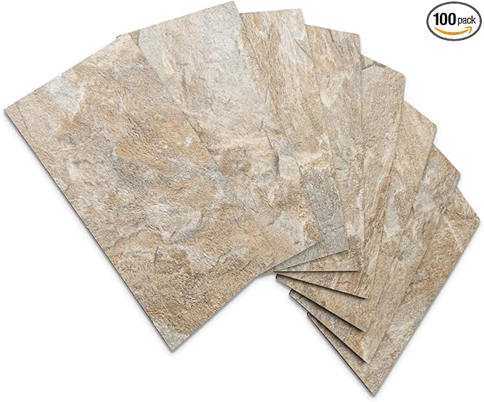 AULIGET 100-Piece Peel and Stick Backsplash Wall Tiles, Laundry Room