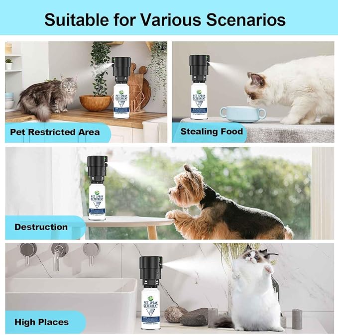 Cat Spray Deterrent System Automatic Cat Deterrent Spray, Motion Activated