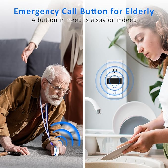 Caregiver Pager, Wireless Call Button