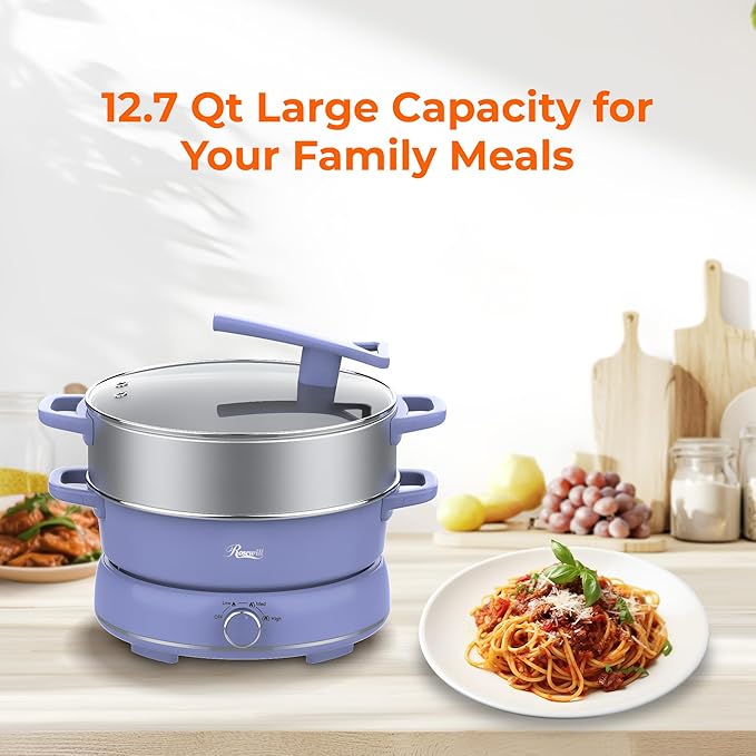 Rosewill 12.7 QT Electric Hot Pot Slow Cooker