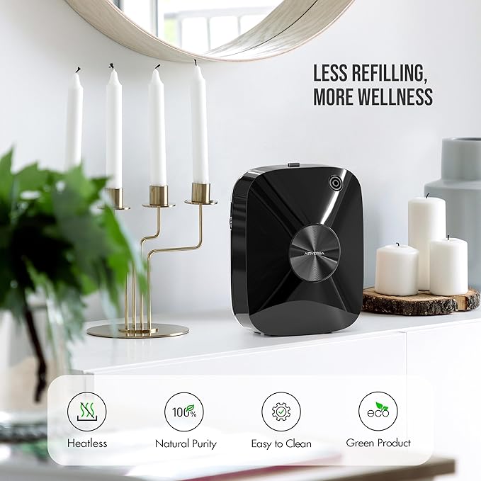 Smart Waterless Essential Oil Diffuser Hotel Scent Starter Kit, 400mL Capacity