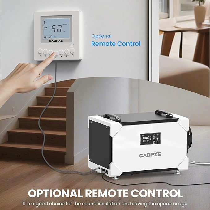 CADPXS Crawlspace Dehumidifier, 145 Pints Commercial-Grade Dehumidifier