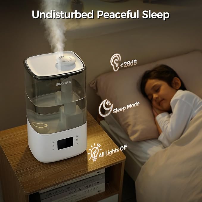 BOXING 6L Warm & Cool Mist Humidifiers