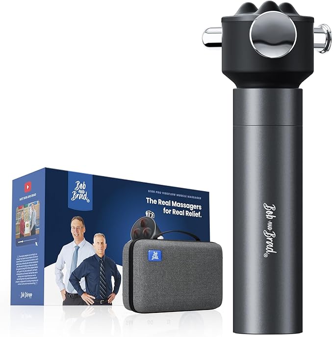 BOB AND BRAD VibeFlow Vibration Massager, FSA-HSA Eligible, 116Hz Deep Tissue