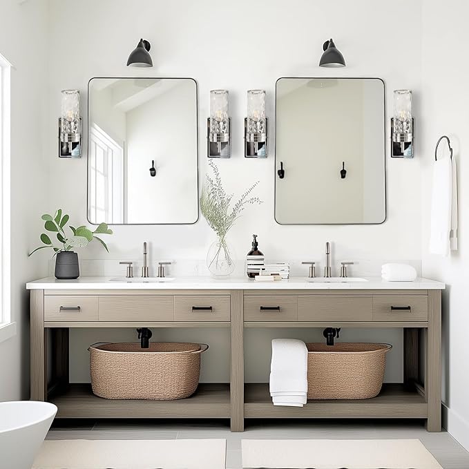 ANDY STAR Brushed Nickel Mirror