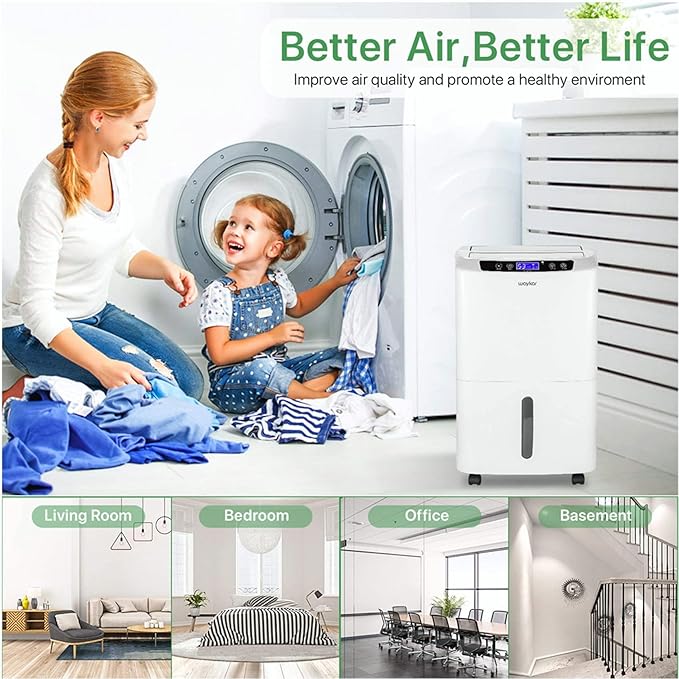 Waykar 2000 Sq. Ft. 2025 Energy Star Dehumidifier