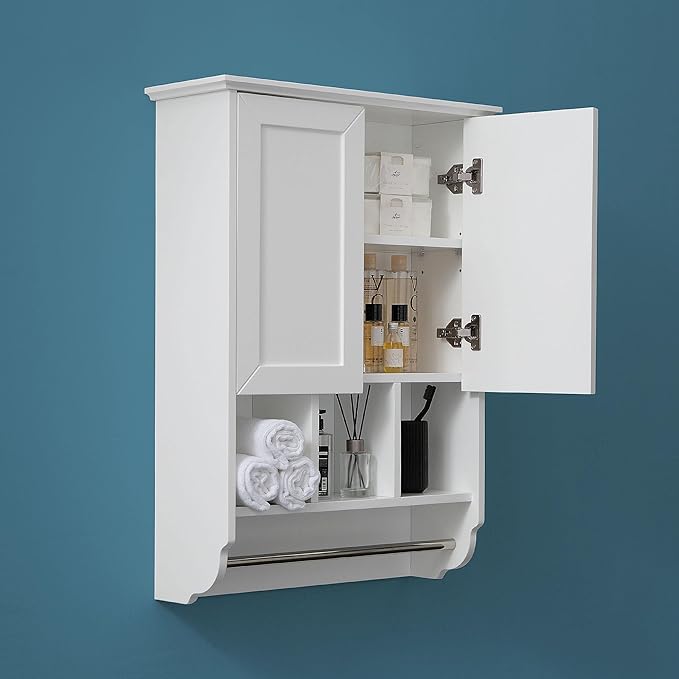 White Bathroom Wall Cabinet