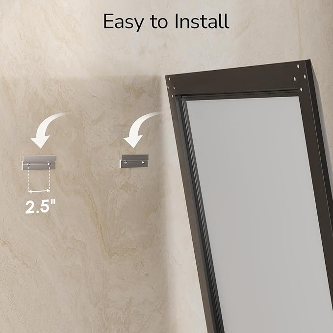 USHOWER Bathroom Mirror, 24x36 Rectangular Mirrors