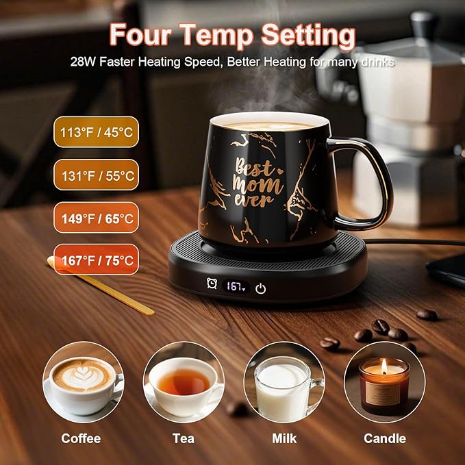 Coffee Mug Warmer, Best MOM Ever Mug