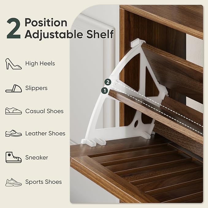 Upgraded 62.99“ Tall Shoe Cabinet