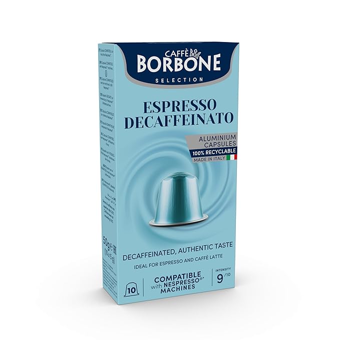 Caffè Borbone Decaffeinated Aluminum Capsules Compatible
