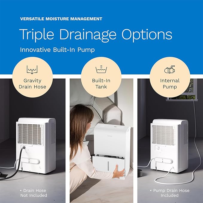 hOmeLabs Dehumidifier for Home, Basements