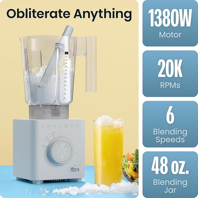 Chefman Obliterator 48 oz Countertop Blender