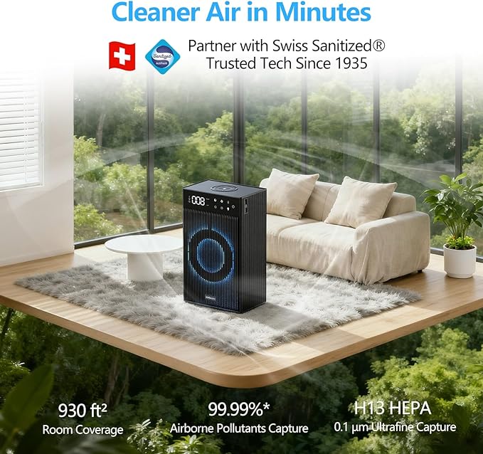 CleanForce Rainbow Cube | World’s First 4-in-1 Space-saving Air Purifier