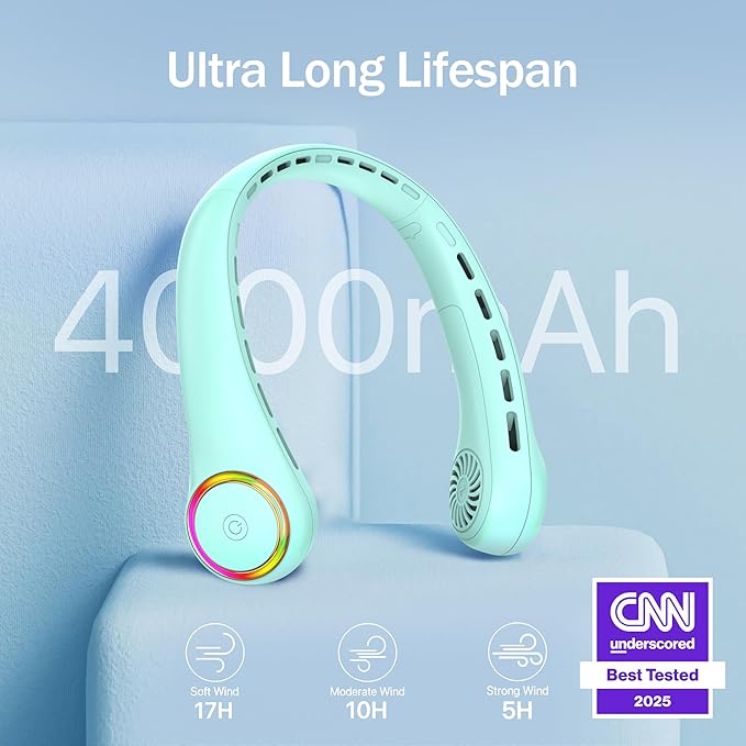 GULAKI Portable Neck Fan, Personal Fan